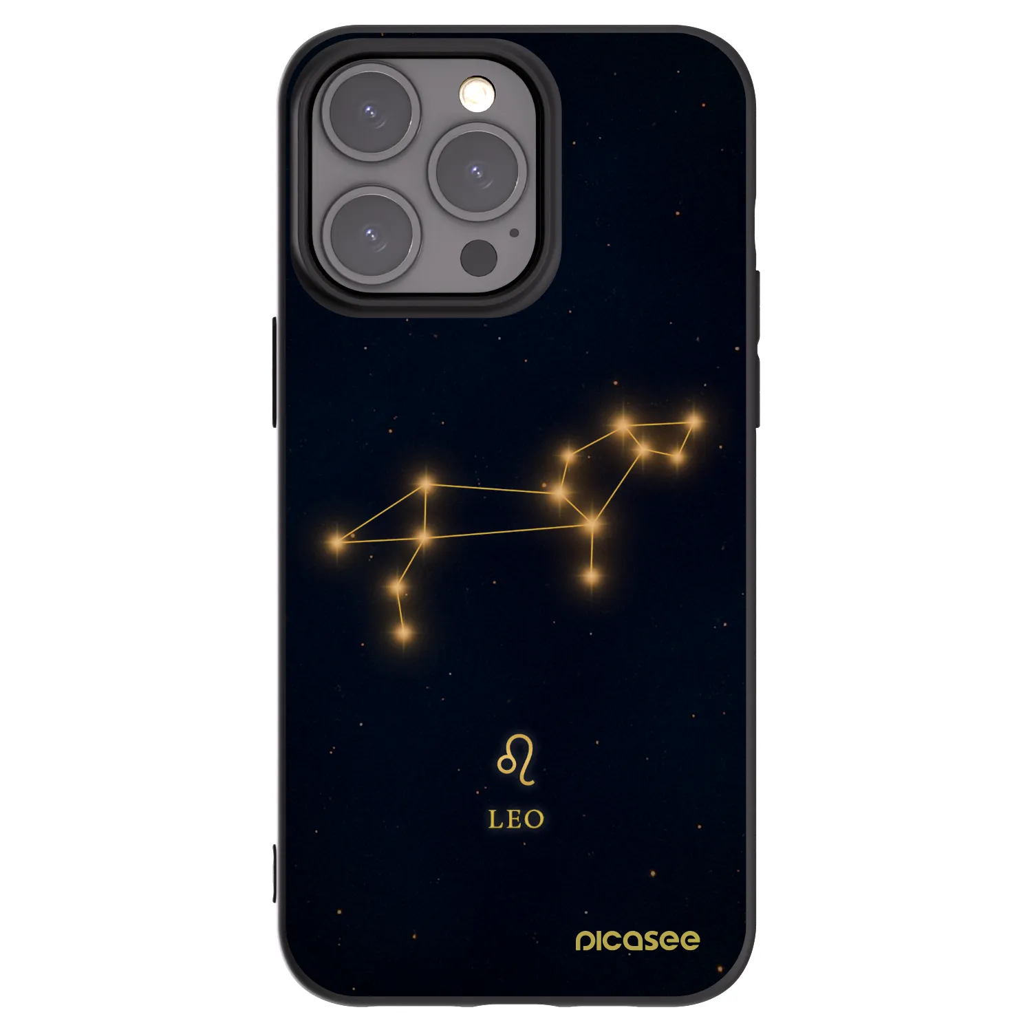 Picasee fekete szilikon tok az alábbi mobiltelefonokra Apple iPhone 15 Pro Max - LEO