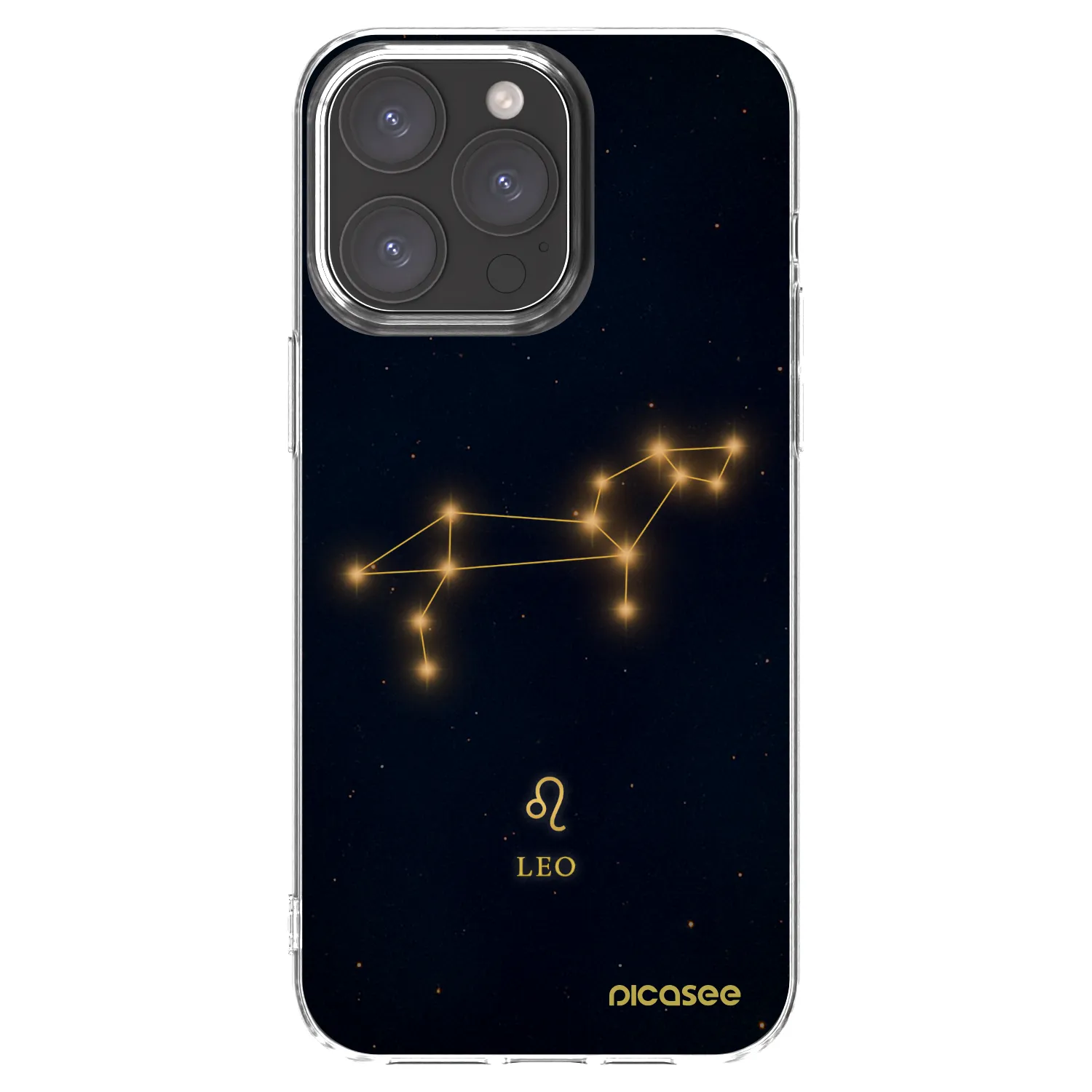 Picasee átlátszó szilikon tok az alábbi mobiltelefonokra Apple iPhone 15 Pro Max - LEO