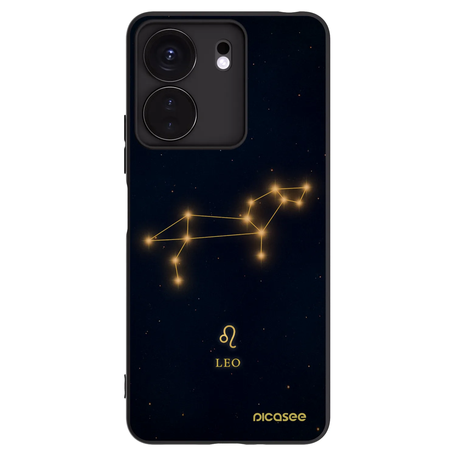 Picasee fekete szilikon tok az alábbi mobiltelefonokra Xiaomi Redmi 13C 4G - LEO