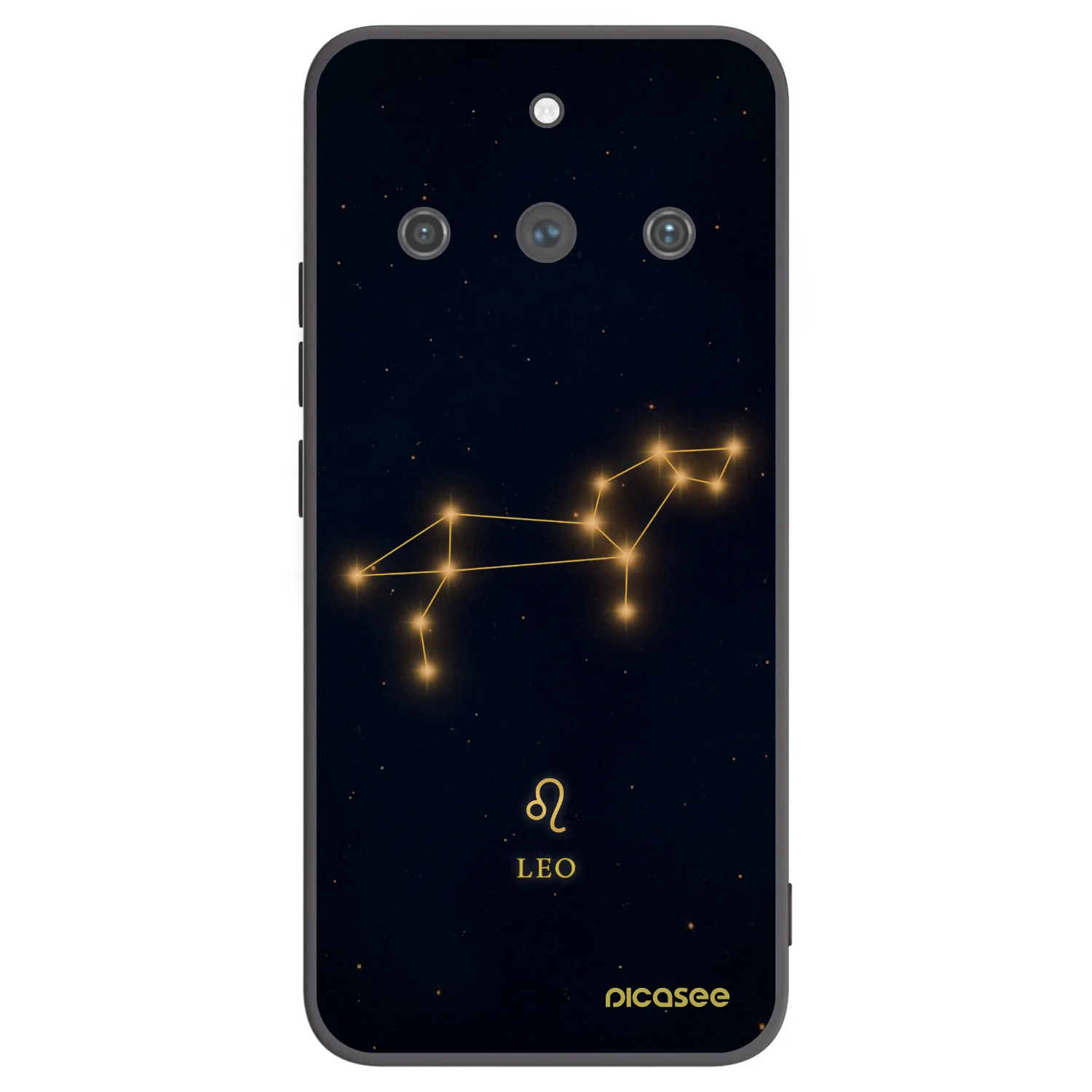 Picasee fekete szilikon tok az alábbi mobiltelefonokra Realme 11 Pro+ - LEO