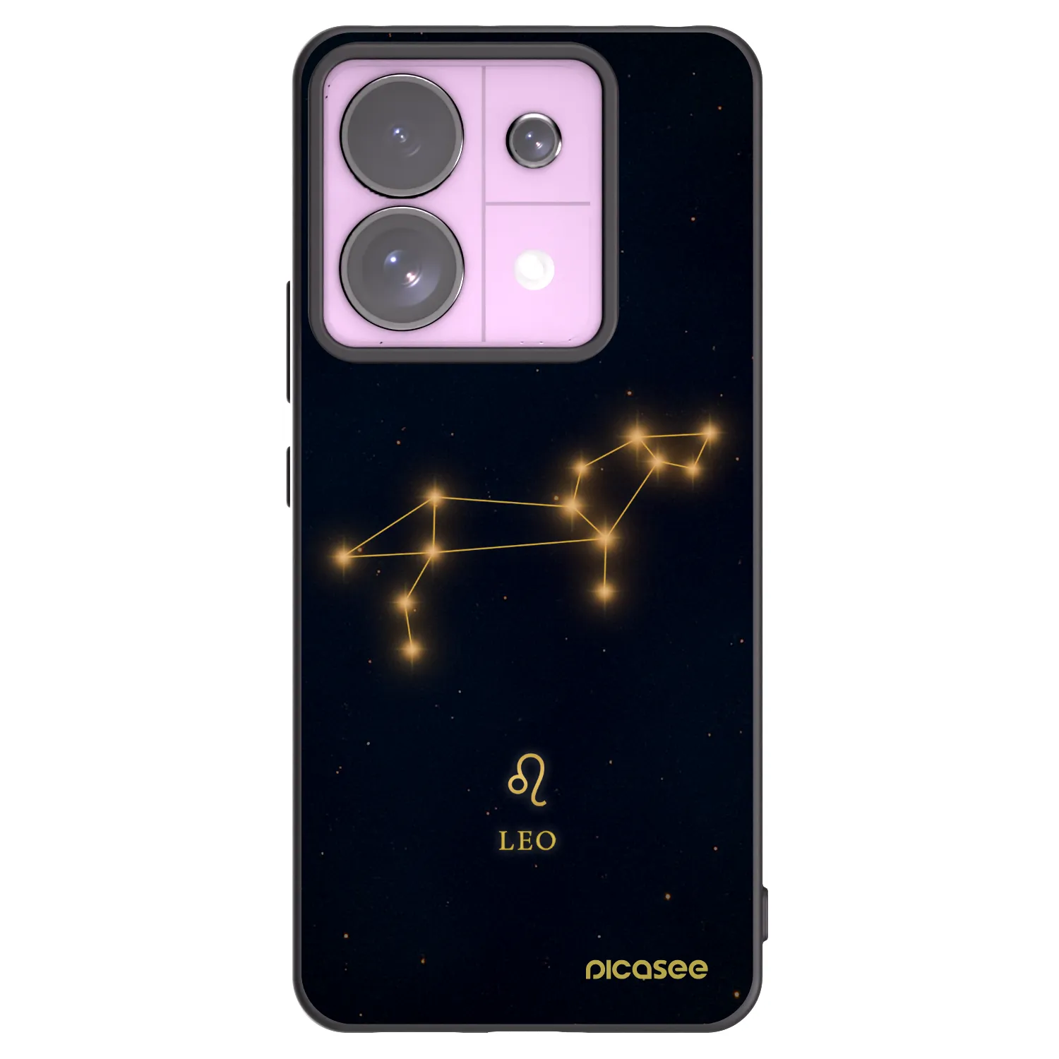 Picasee fekete szilikon tok az alábbi mobiltelefonokra Xiaomi Redmi Note 13 Pro 5G - LEO