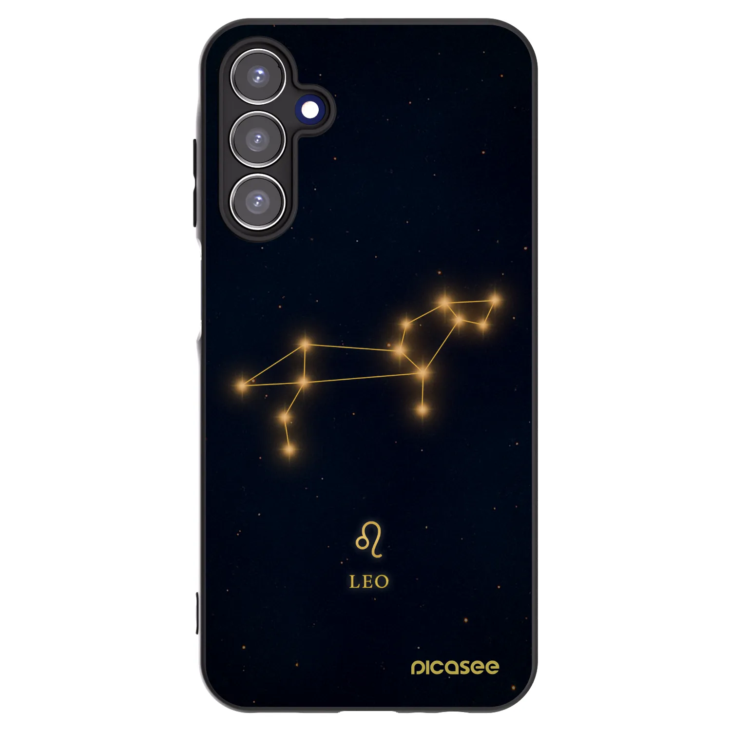Picasee fekete szilikon tok az alábbi mobiltelefonokra Samsung Galaxy A15 A156B 5G - LEO