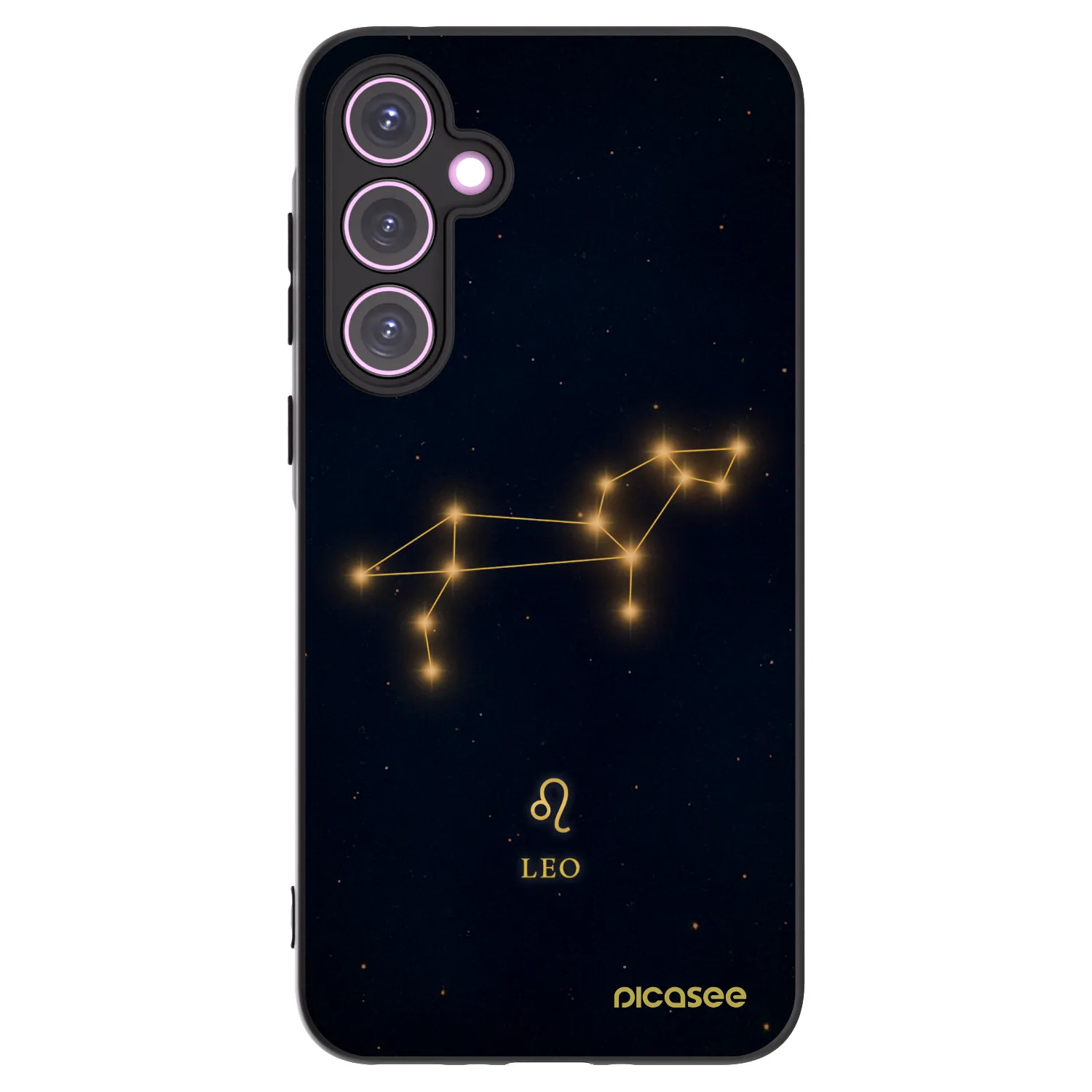 Picasee fekete szilikon tok az alábbi mobiltelefonokra Samsung Galaxy A35 5G A356B - LEO