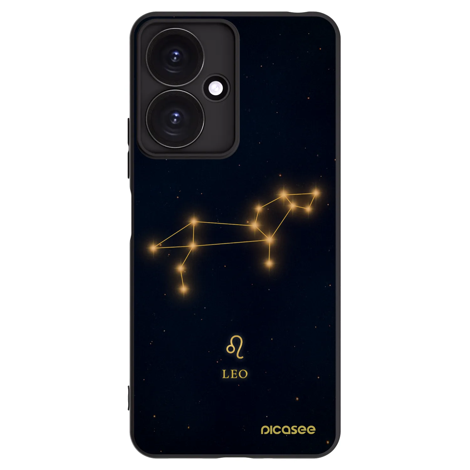 Picasee fekete szilikon tok az alábbi mobiltelefonokra Xiaomi Redmi 13C 5G - LEO