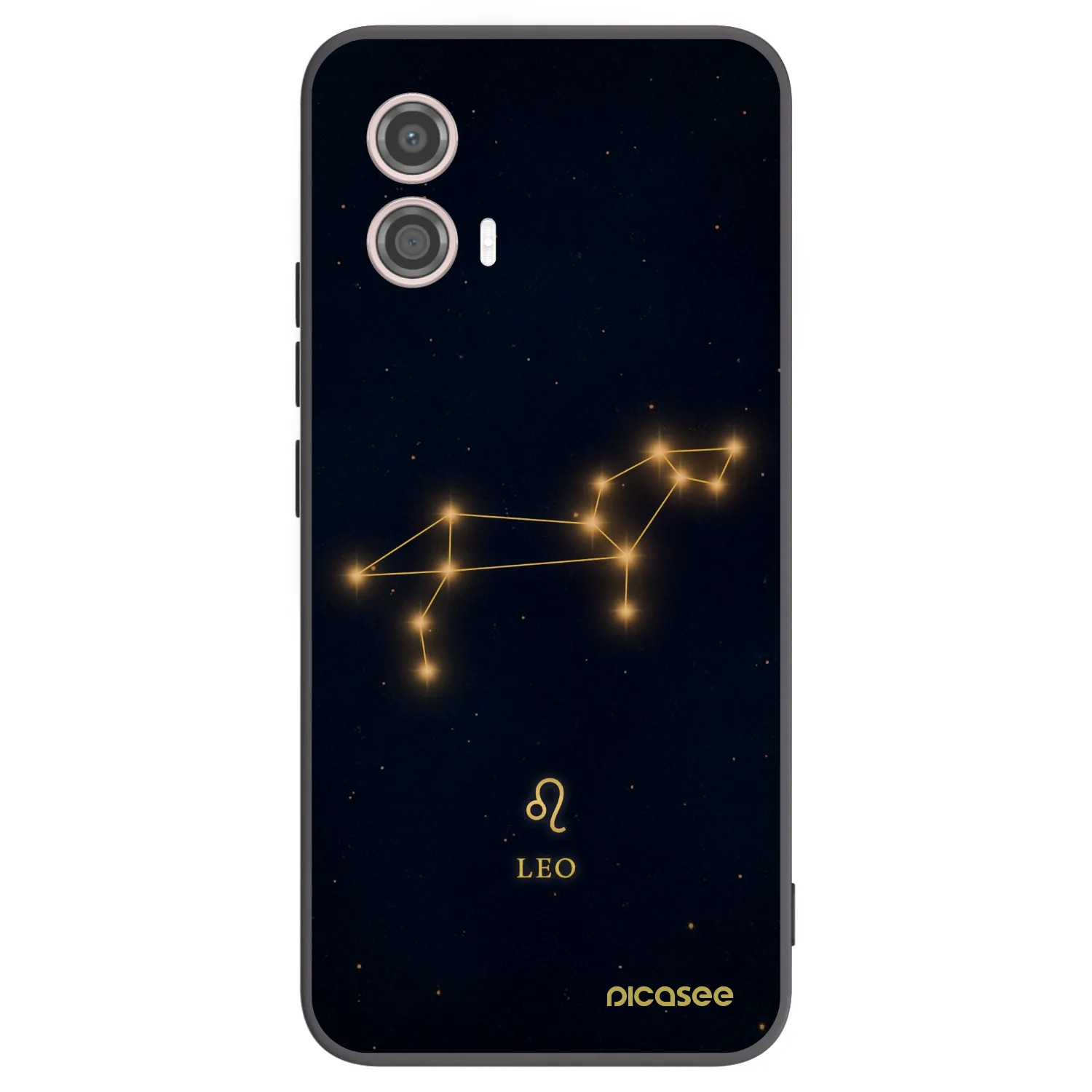 Picasee fekete szilikon tok az alábbi mobiltelefonokra Motorola Moto G53 5G - LEO