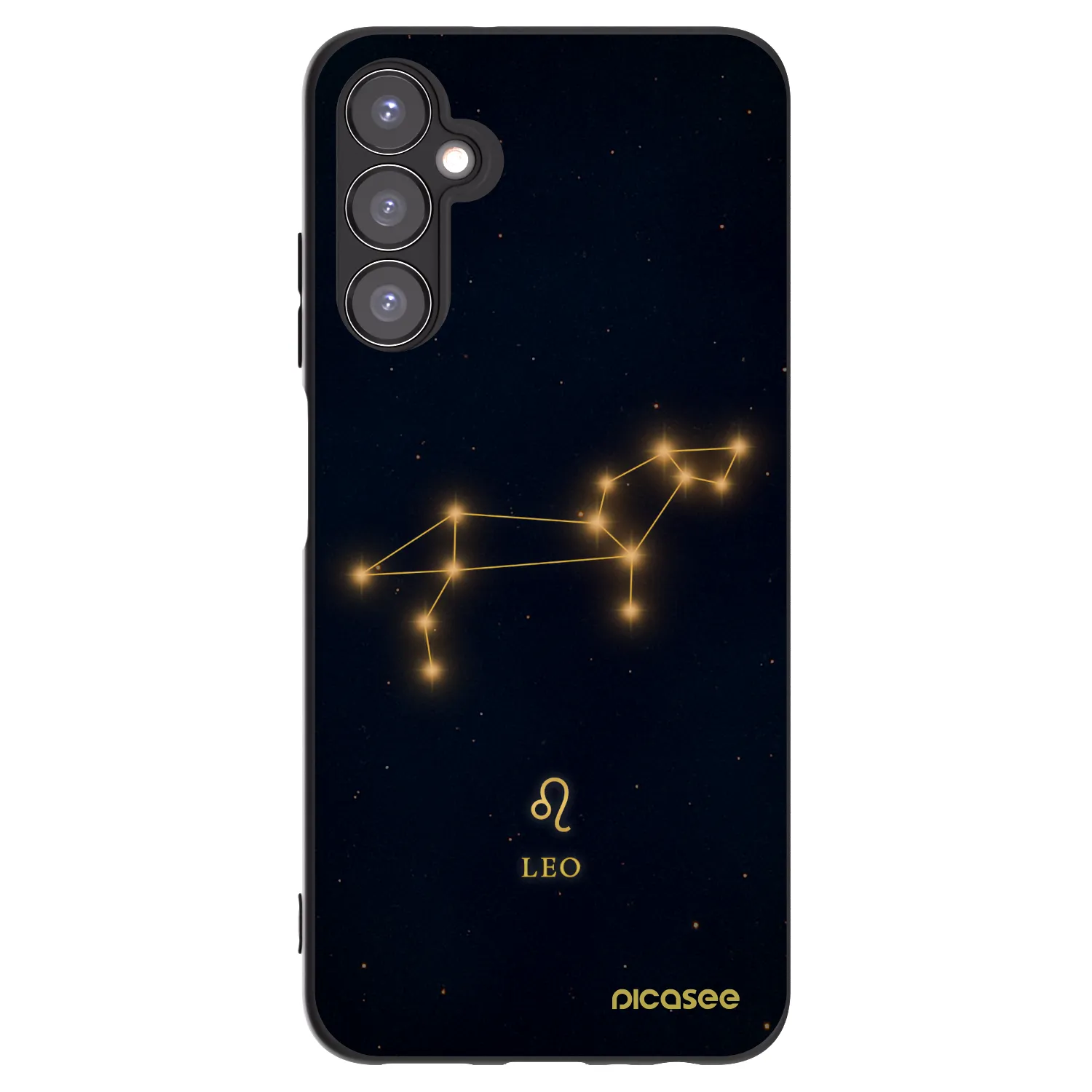 Picasee fekete szilikon tok az alábbi mobiltelefonokra Samsung Galaxy A05s A057G - LEO