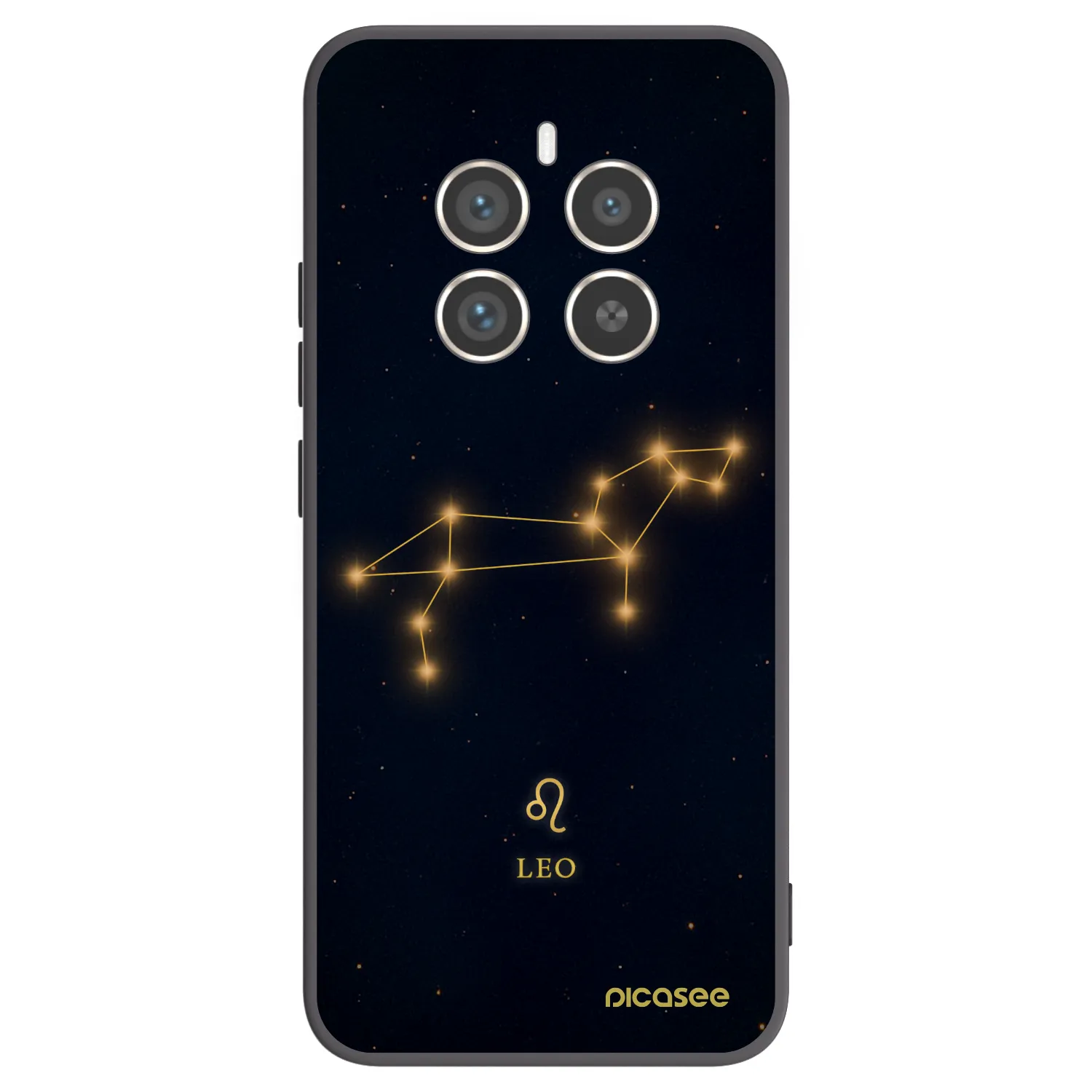 Picasee fekete szilikon tok az alábbi mobiltelefonokra Realme 12 Pro 5G - LEO