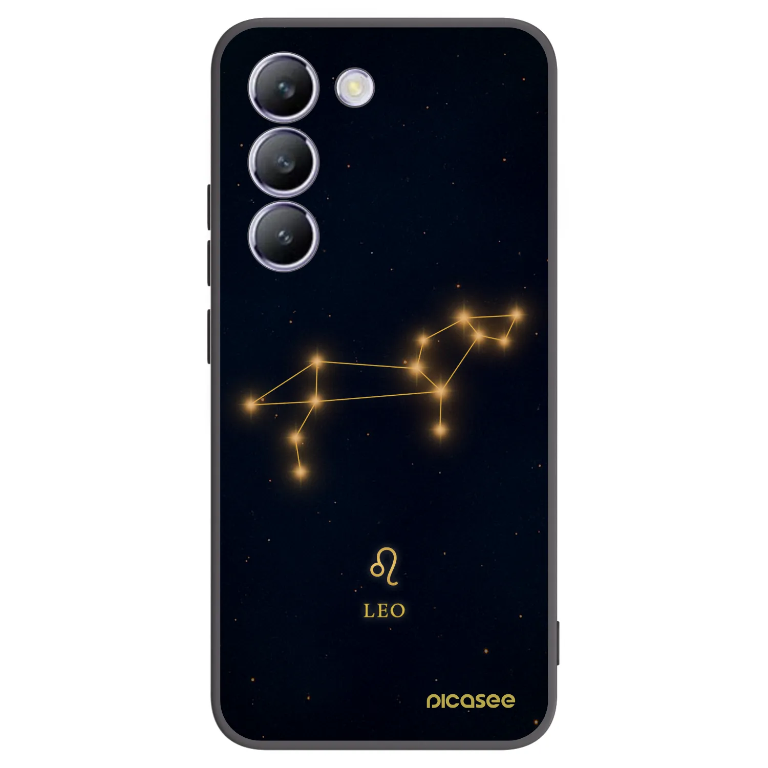 Picasee fekete szilikon tok az alábbi mobiltelefonokra Vivo V40 SE 5G - LEO