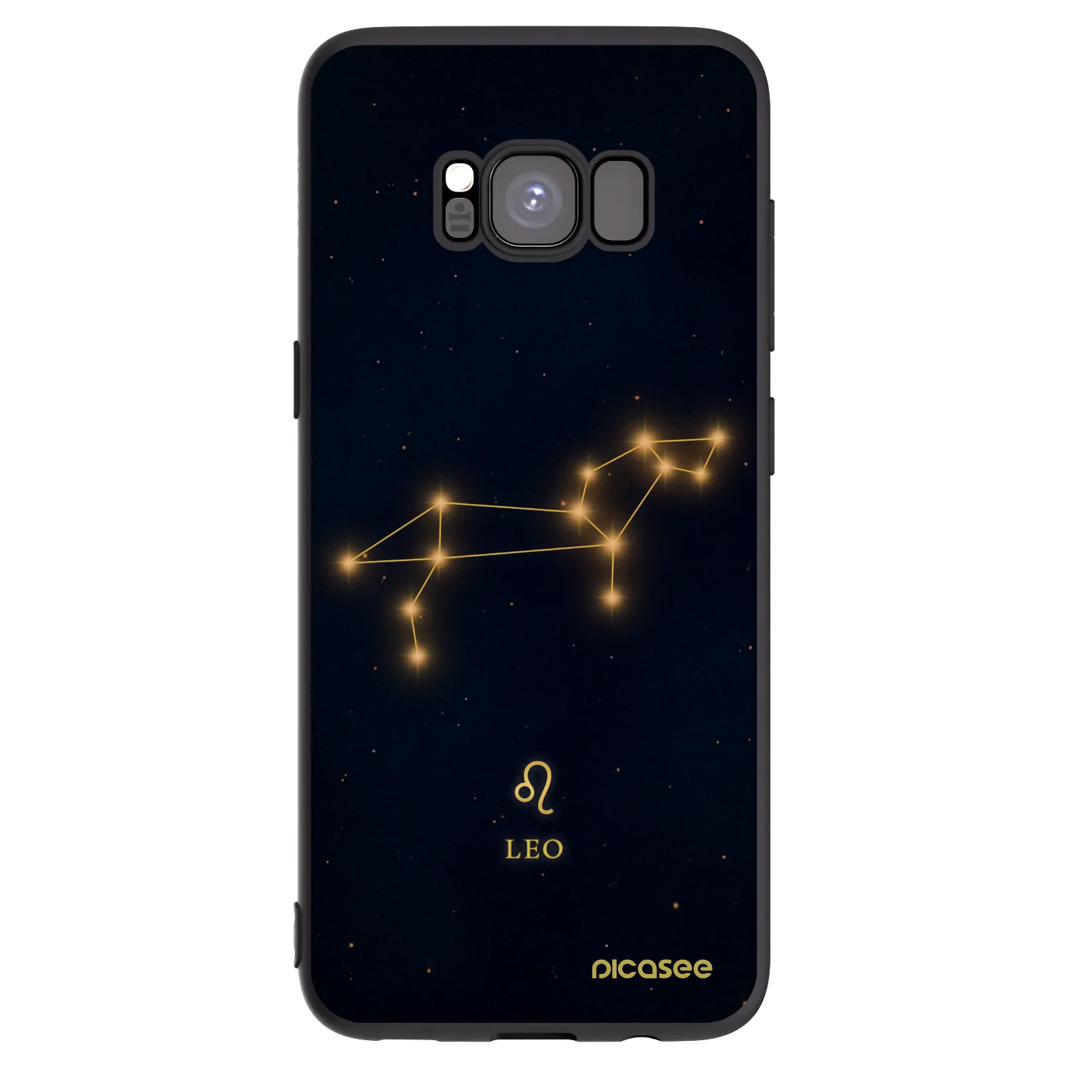 Picasee fekete szilikon tok az alábbi mobiltelefonokra Samsung Galaxy S8 G950F - LEO