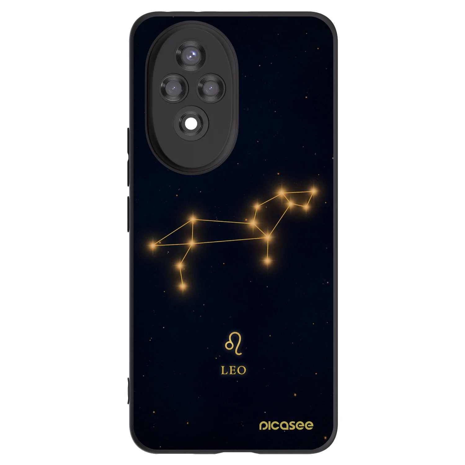 Picasee fekete szilikon tok az alábbi mobiltelefonokra Honor 200 5G - LEO