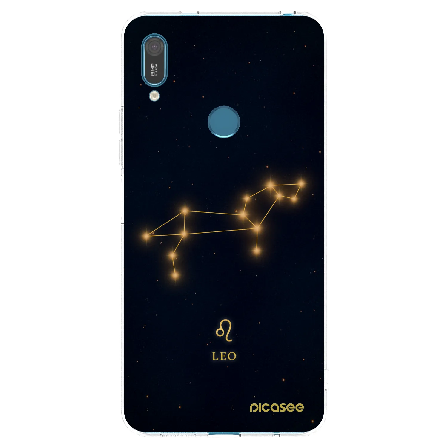 Picasee átlátszó szilikon tok az alábbi mobiltelefonokra Huawei Y7 2019 - LEO