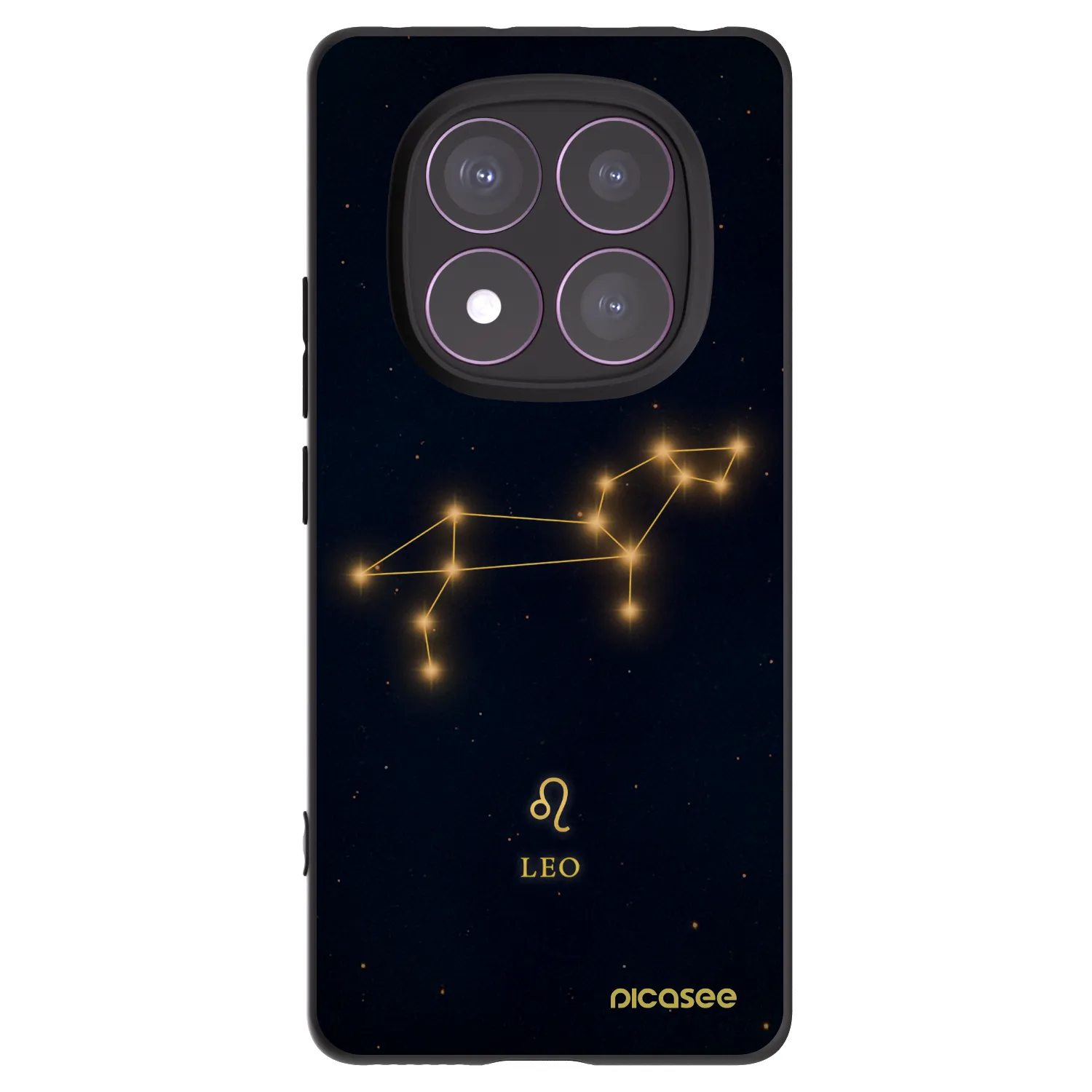 Picasee fekete szilikon tok az alábbi mobiltelefonokra Xiaomi Redmi Note 14 Pro 4G - LEO