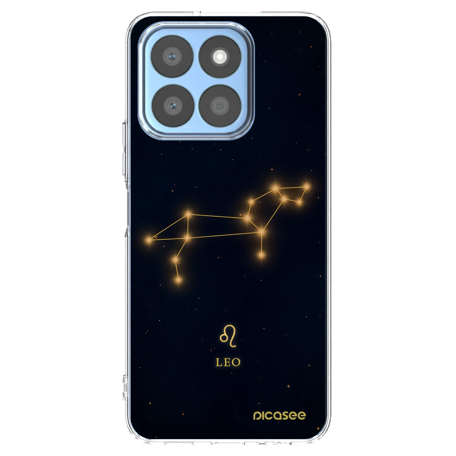 Picasee átlátszó szilikon tok az alábbi mobiltelefonokra Honor X8c - LEO