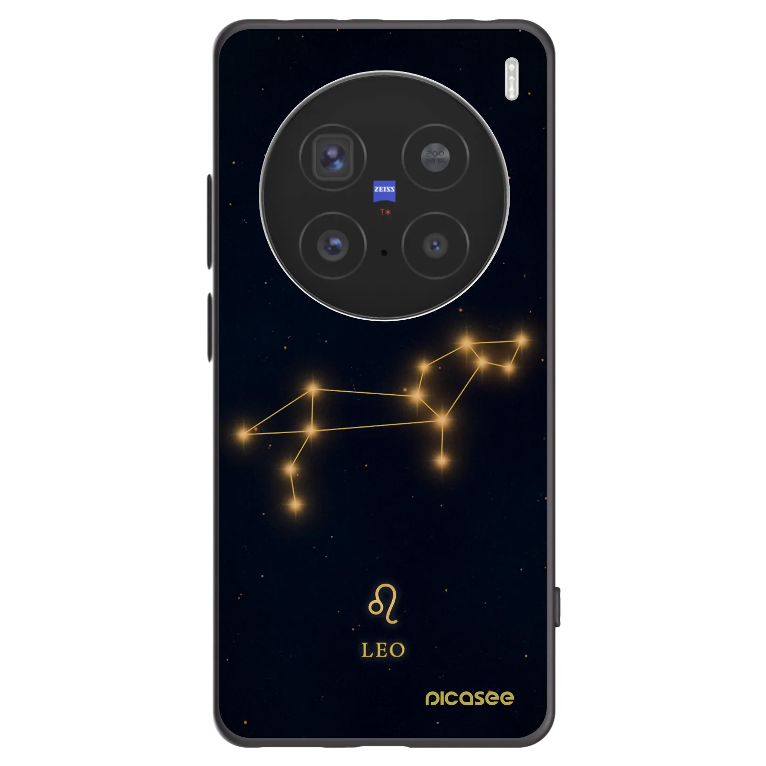 Picasee fekete szilikon tok az alábbi mobiltelefonokra Vivo X200 Pro - LEO