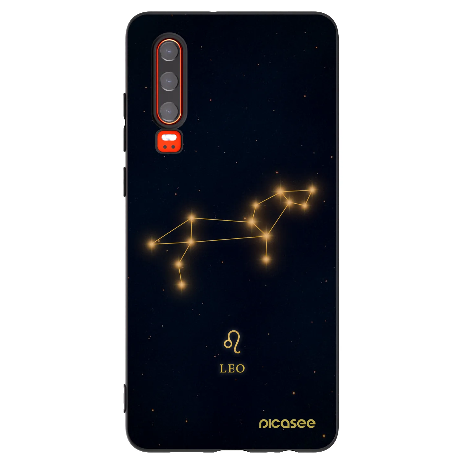 Picasee fekete szilikon tok az alábbi mobiltelefonokra Huawei P30 - LEO