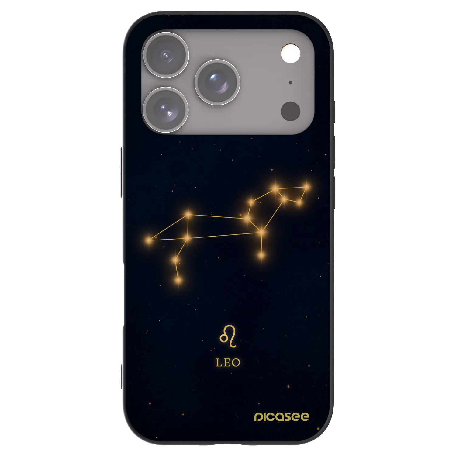 Picasee fekete szilikon tok az alábbi mobiltelefonokra Apple iPhone 17 Pro - LEO