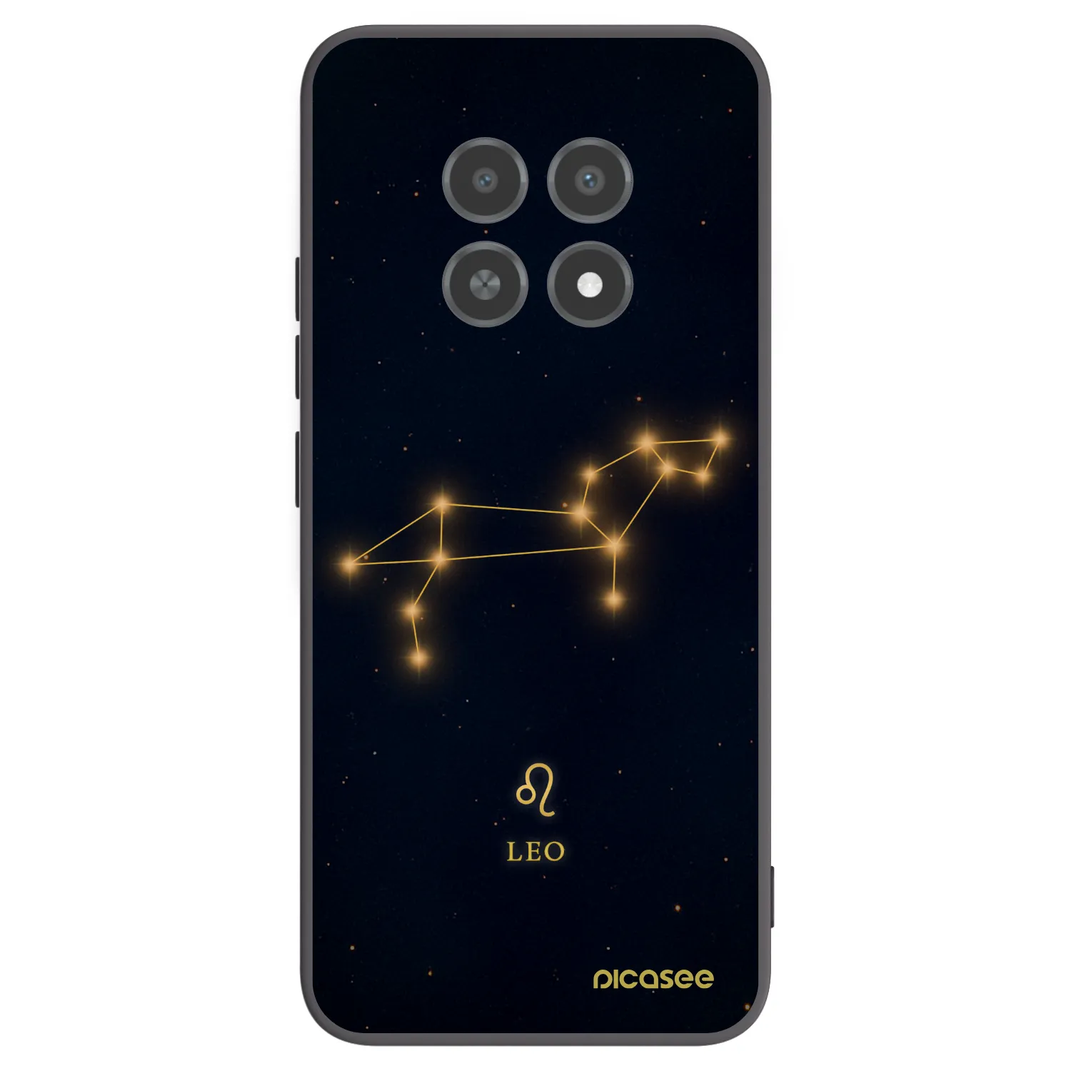 Picasee fekete szilikon tok az alábbi mobiltelefonokra Realme 12X - LEO