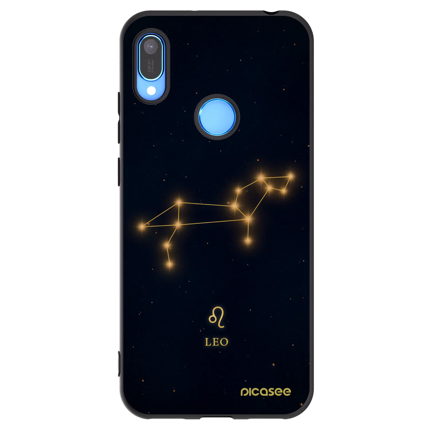 Picasee fekete szilikon tok az alábbi mobiltelefonokra Huawei Y6 2019 - LEO