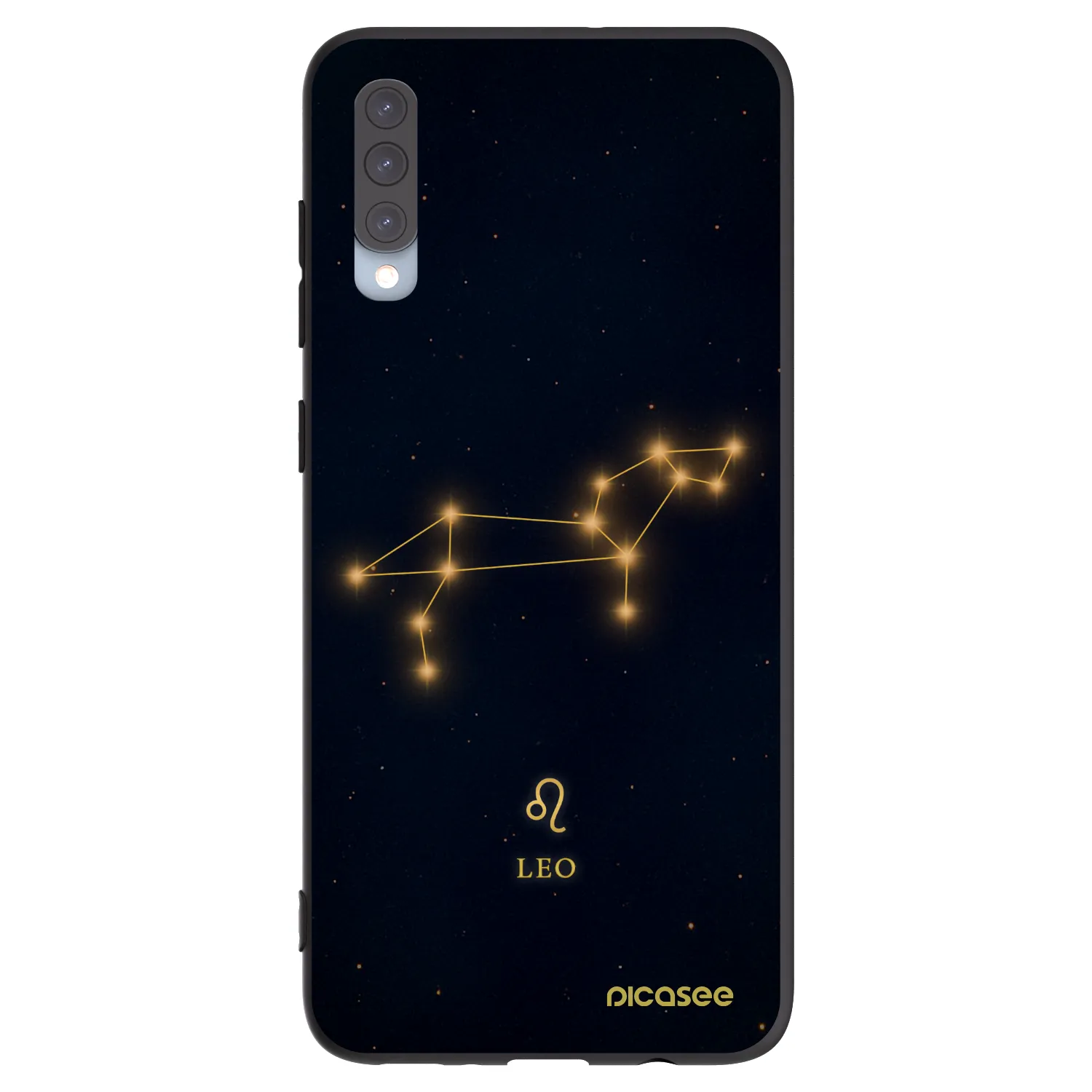 Picasee fekete szilikon tok az alábbi mobiltelefonokra Samsung Galaxy A70 A705F - LEO