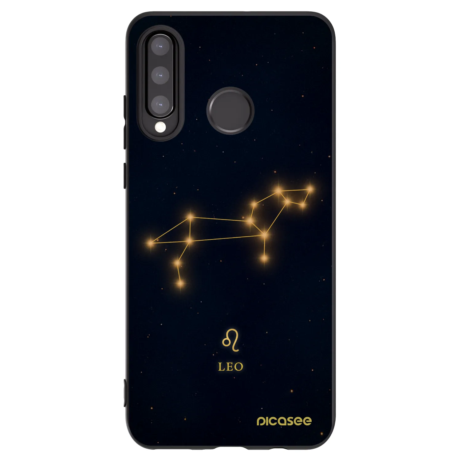 Picasee fekete szilikon tok az alábbi mobiltelefonokra Huawei P30 Lite - LEO