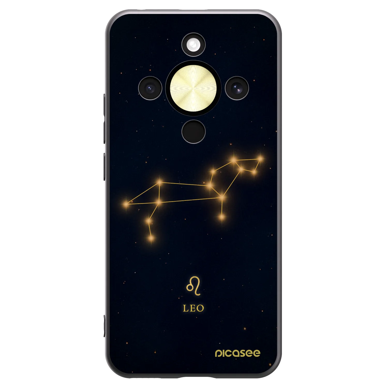 Picasee fekete szilikon tok az alábbi mobiltelefonokra Honor Magic8 Lite 5G - LEO