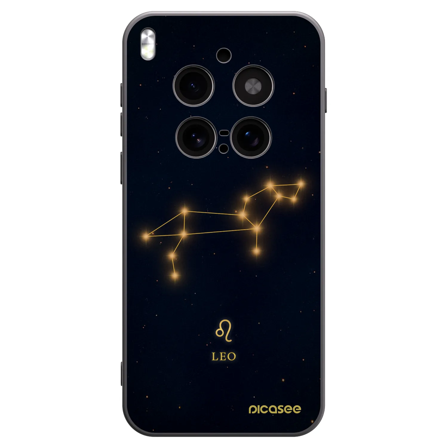 Picasee fekete szilikon tok az alábbi mobiltelefonokra Vivo X300 Pro - LEO