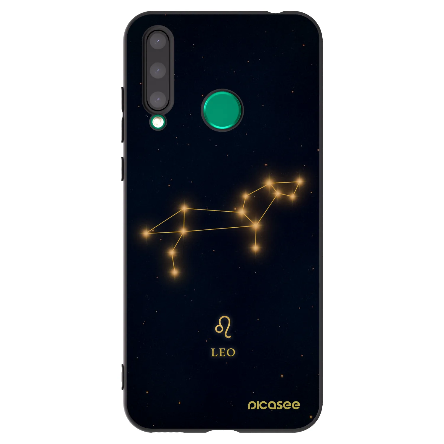 Picasee fekete szilikon tok az alábbi mobiltelefonokra Honor 20 Lite - LEO