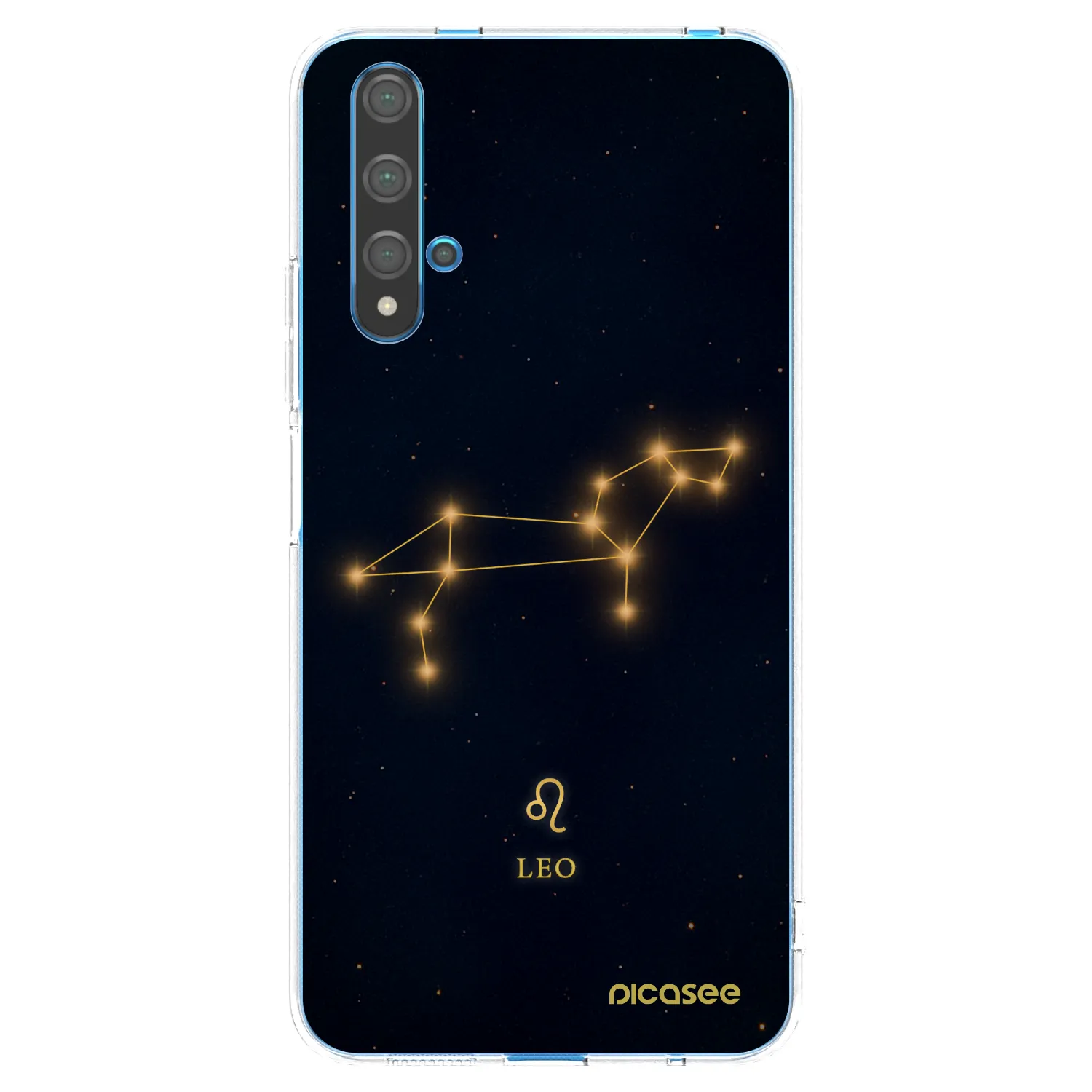 Picasee átlátszó szilikon tok az alábbi mobiltelefonokra Huawei Nova 5T - LEO