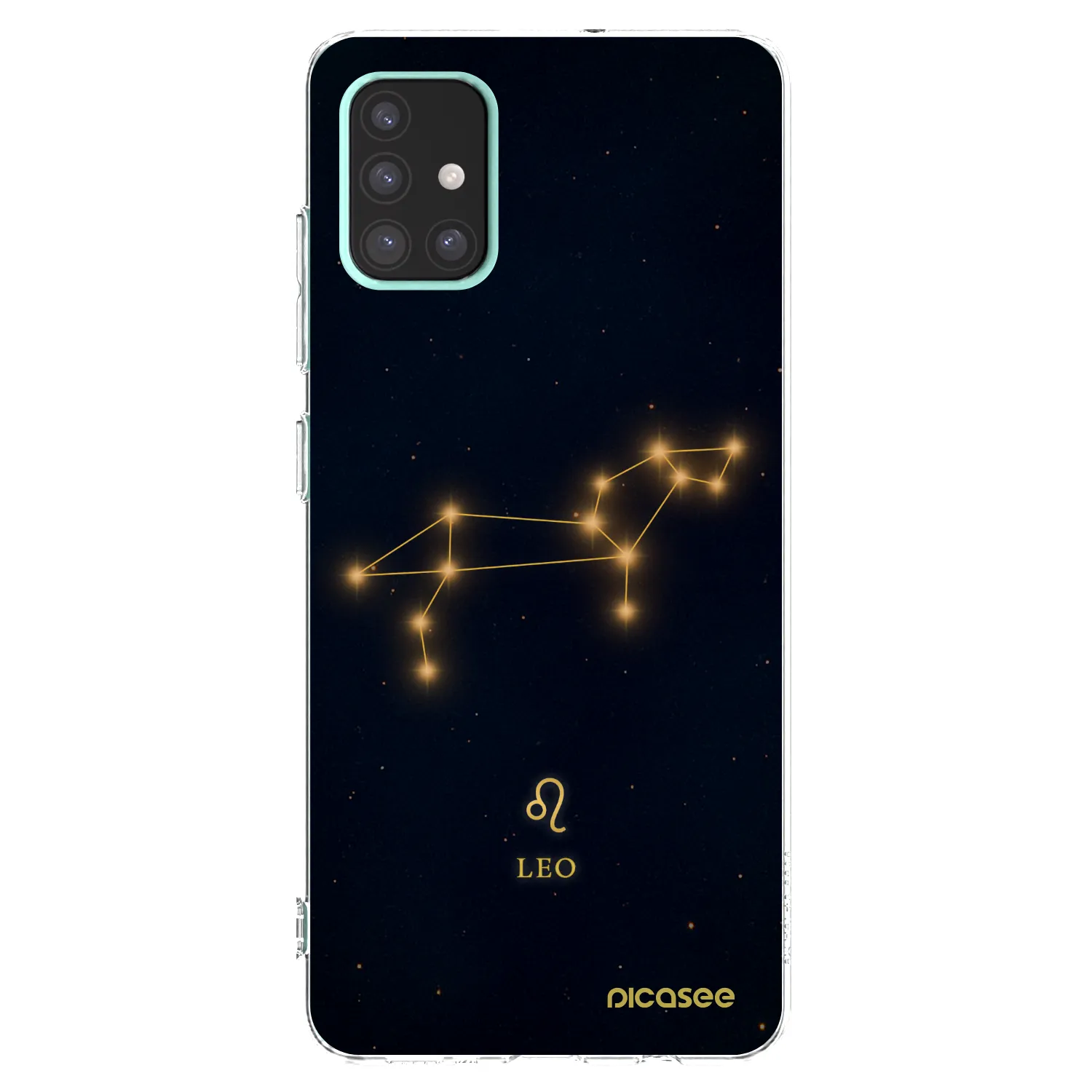 Picasee átlátszó szilikon tok az alábbi mobiltelefonokra Samsung Galaxy A51 A515F - LEO