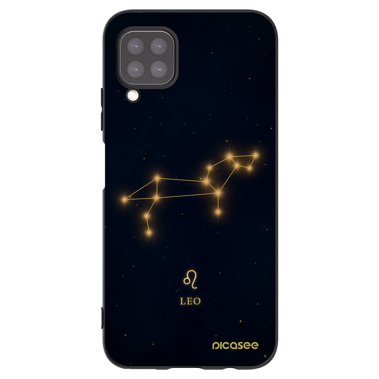 Picasee fekete szilikon tok az alábbi mobiltelefonokra Huawei P40 Lite - LEO