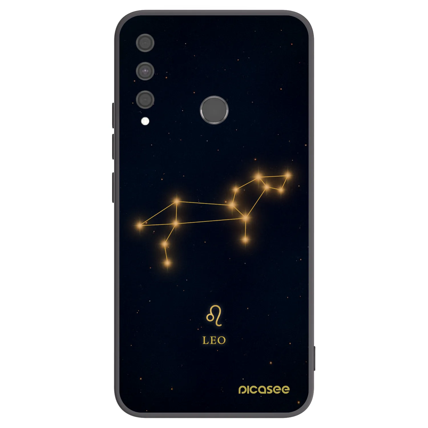 Picasee fekete szilikon tok az alábbi mobiltelefonokra Huawei P40 Lite E - LEO