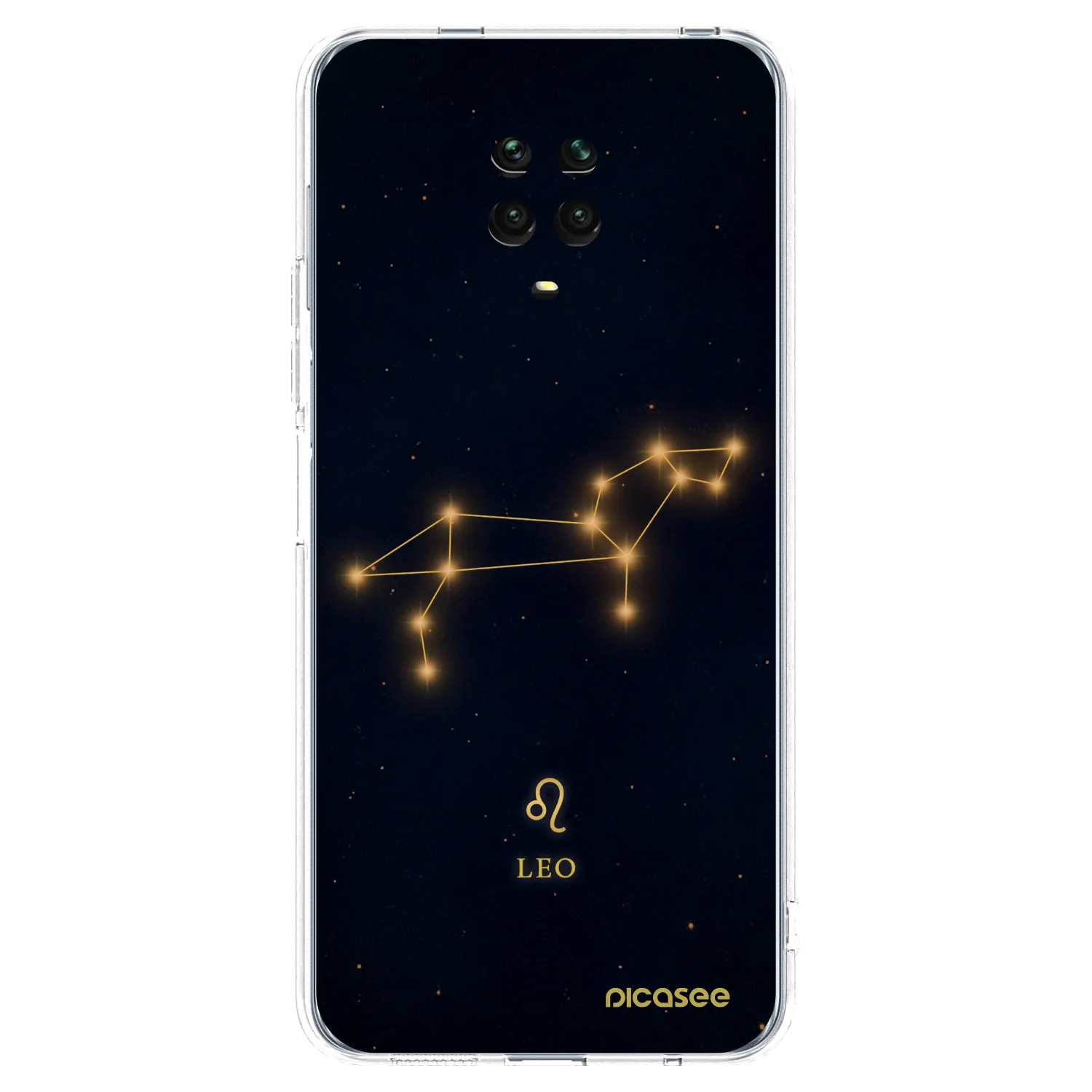 Picasee átlátszó szilikon tok az alábbi mobiltelefonokra Xiaomi Redmi Note 9S - LEO