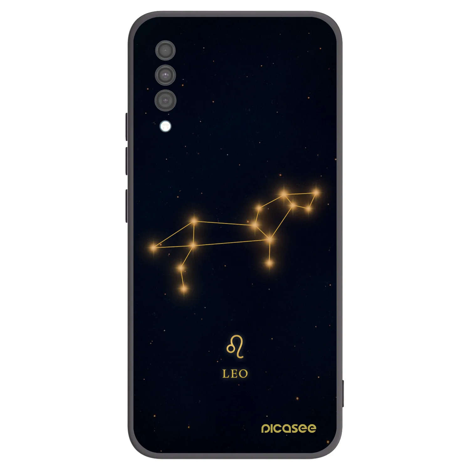 Picasee fekete szilikon tok az alábbi mobiltelefonokra Samsung Galaxy A30s A307F - LEO