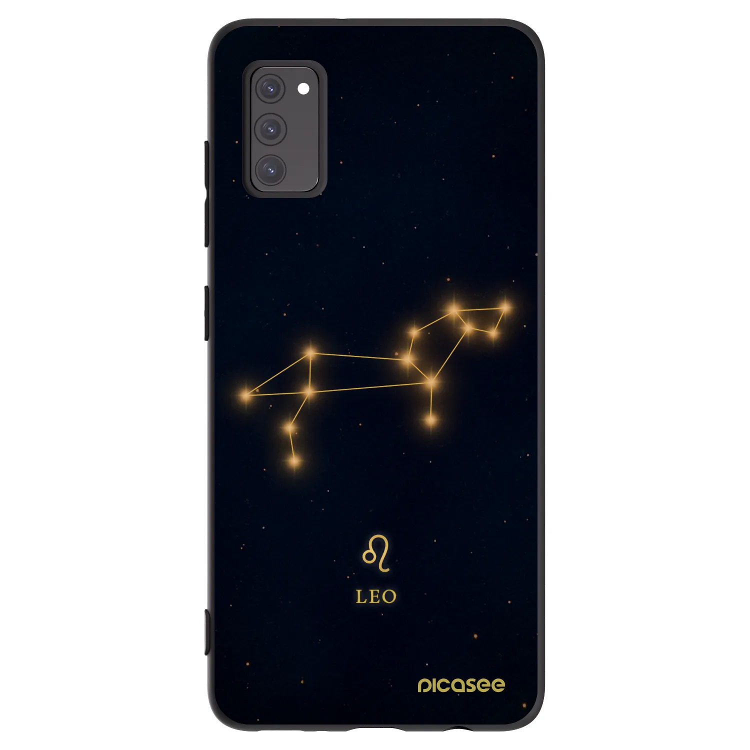Picasee fekete szilikon tok az alábbi mobiltelefonokra Samsung Galaxy A41 A415F - LEO