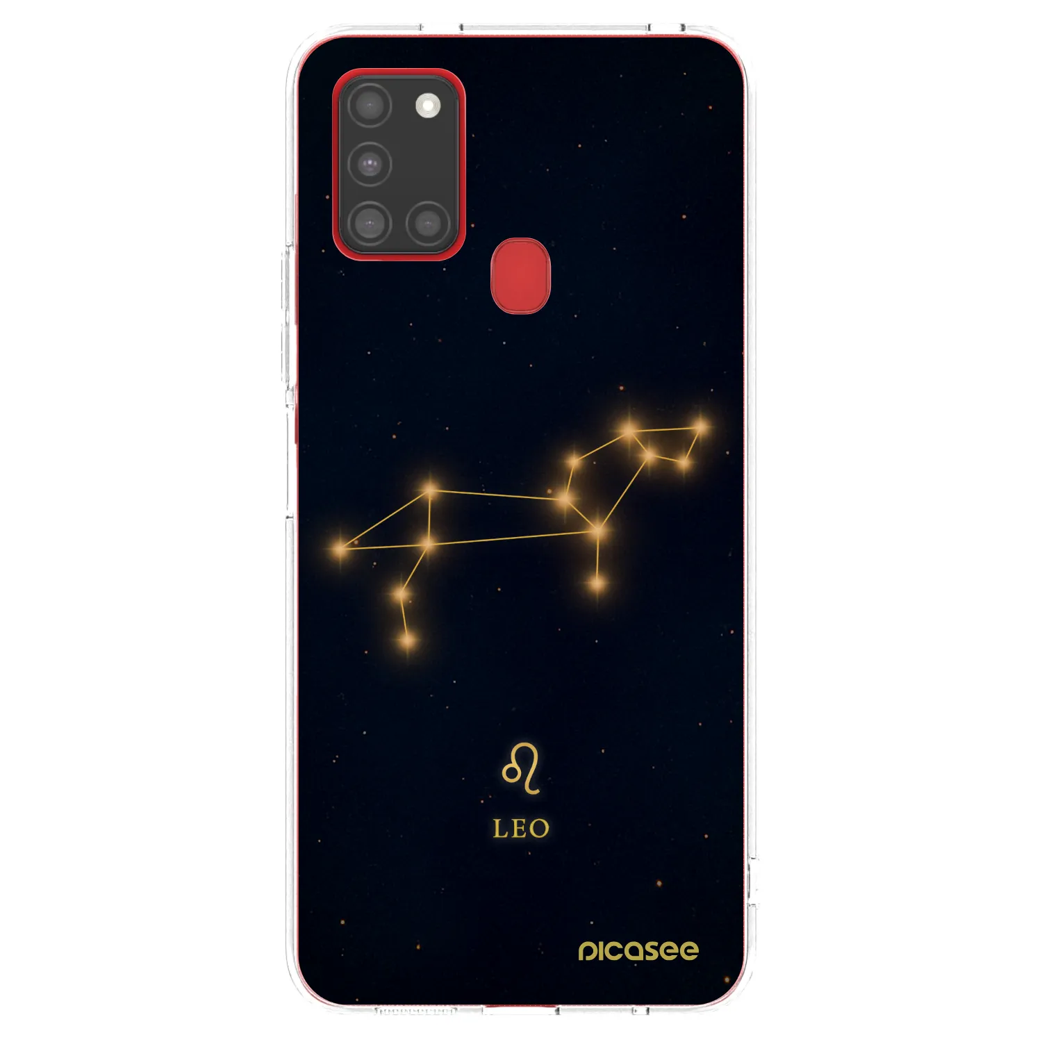 Picasee átlátszó szilikon tok az alábbi mobiltelefonokra Samsung Galaxy A21s - LEO