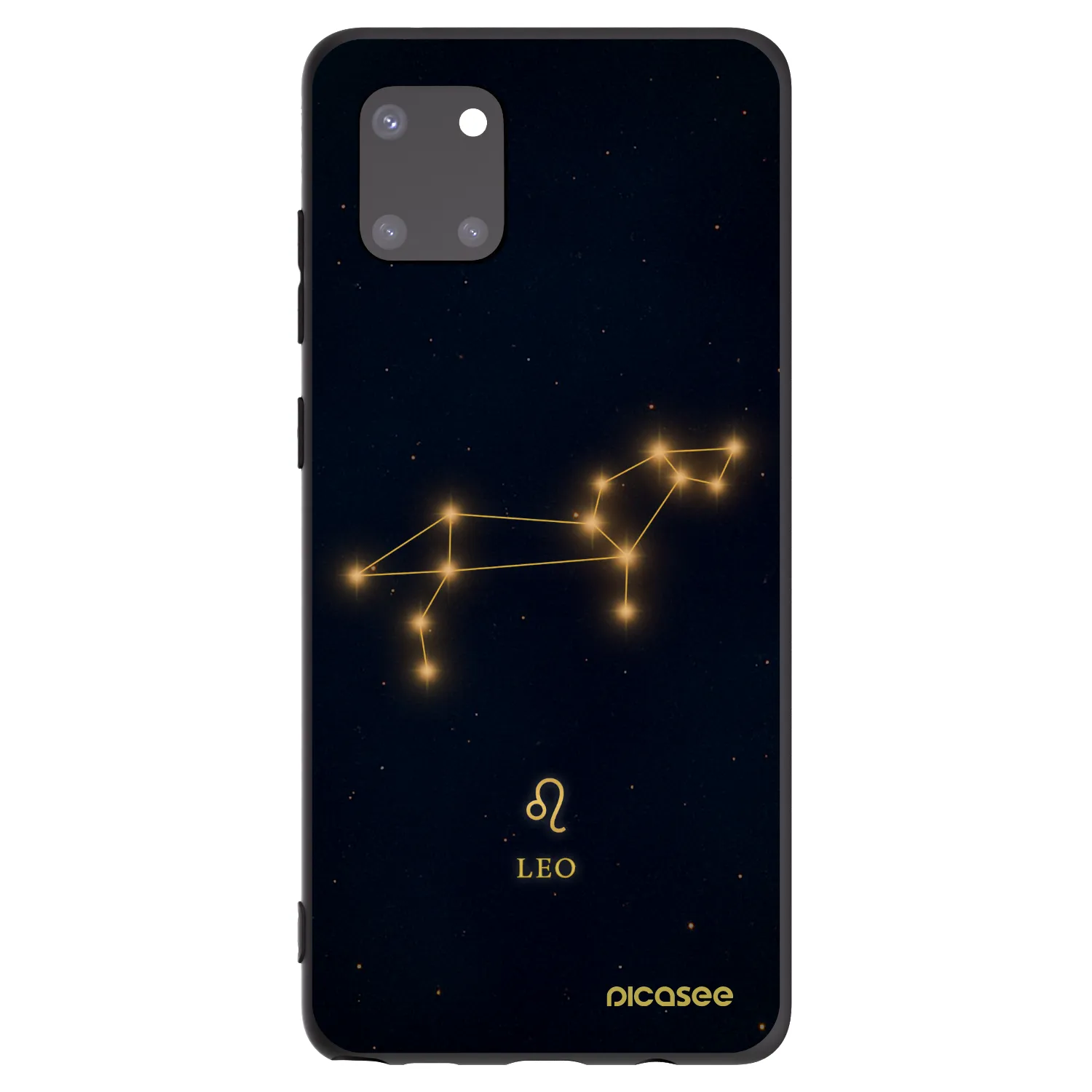 Picasee fekete szilikon tok az alábbi mobiltelefonokra Samsung Galaxy Note 10 Lite N770F - LEO