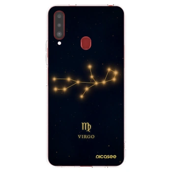Picasee átlátszó szilikon tok az alábbi mobiltelefonokra Samsung Galaxy A20s - VIRGO