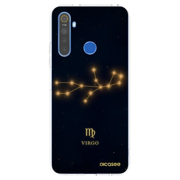 Picasee átlátszó szilikon tok az alábbi mobiltelefonokra Realme 5 - VIRGO