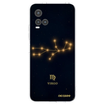 Picasee átlátszó szilikon tok az alábbi mobiltelefonokra Vivo Y33s - VIRGO