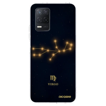 Picasee átlátszó szilikon tok az alábbi mobiltelefonokra Realme 8 5G - VIRGO