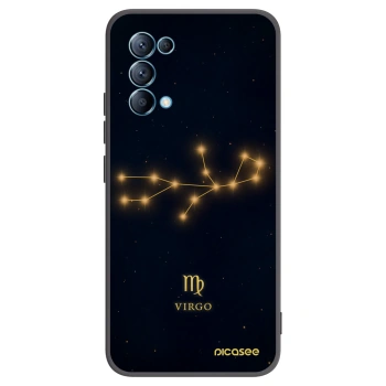 Picasee fekete szilikon tok az alábbi mobiltelefonokra OPPO Reno 5 5G - VIRGO
