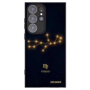 Picasee fekete szilikon tok az alábbi mobiltelefonokra Samsung Galaxy S23 Ultra 5G - VIRGO