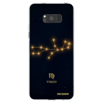 Picasee átlátszó szilikon tok az alábbi mobiltelefonokra Samsung Galaxy S8 G950F - VIRGO