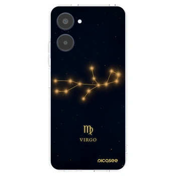 Picasee átlátszó szilikon tok az alábbi mobiltelefonokra Realme 10 4G - VIRGO