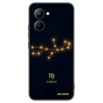 Picasee fekete szilikon tok az alábbi mobiltelefonokra Realme C33 (2023) - VIRGO