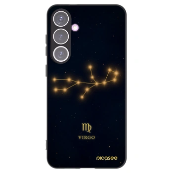 Picasee fekete szilikon tok az alábbi mobiltelefonokra Samsung Galaxy S24+ S926B 5G - VIRGO