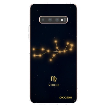 Picasee átlátszó szilikon tok az alábbi mobiltelefonokra Samsung Galaxy S10 Plus G975 - VIRGO