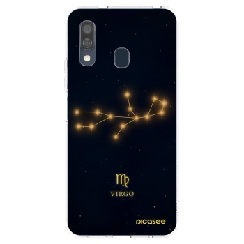 Picasee átlátszó szilikon tok az alábbi mobiltelefonokra Samsung Galaxy A40 A405F - VIRGO
