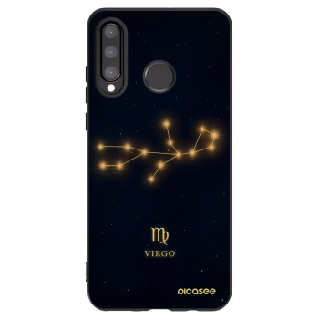 Picasee fekete szilikon tok az alábbi mobiltelefonokra Huawei P30 Lite - VIRGO