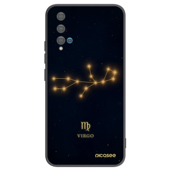 Picasee fekete szilikon tok az alábbi mobiltelefonokra Huawei Nova 5T - VIRGO
